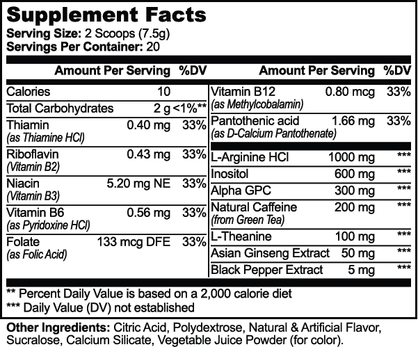 Clarity - Focus Powder (Sour Candy)
